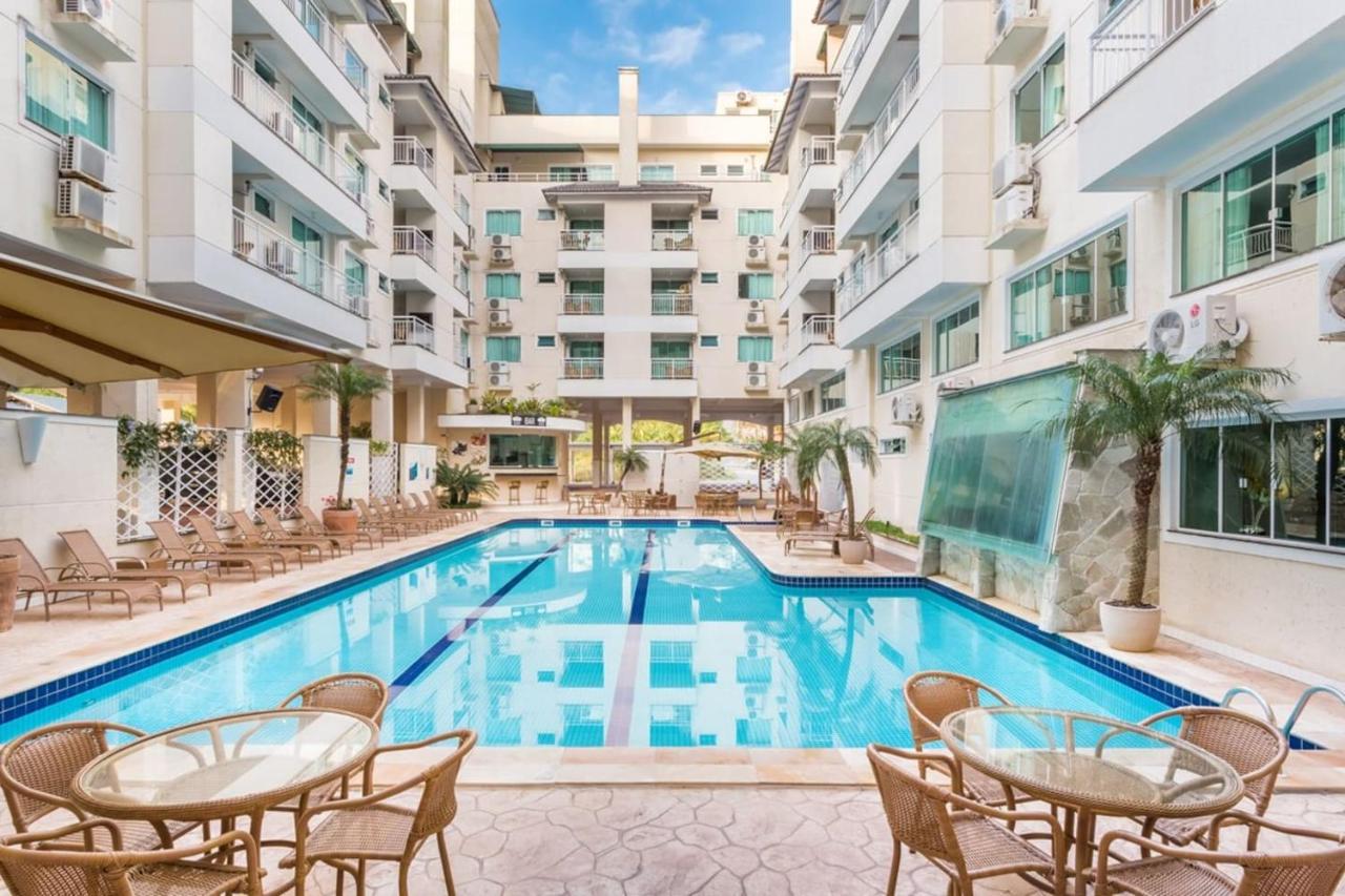 Flat Com Piscina Termica No Bombinhas Summer Beach Bagian luar foto