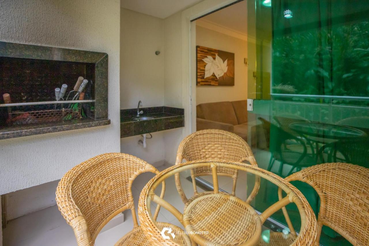 Flat Com Piscina Termica No Bombinhas Summer Beach Bagian luar foto