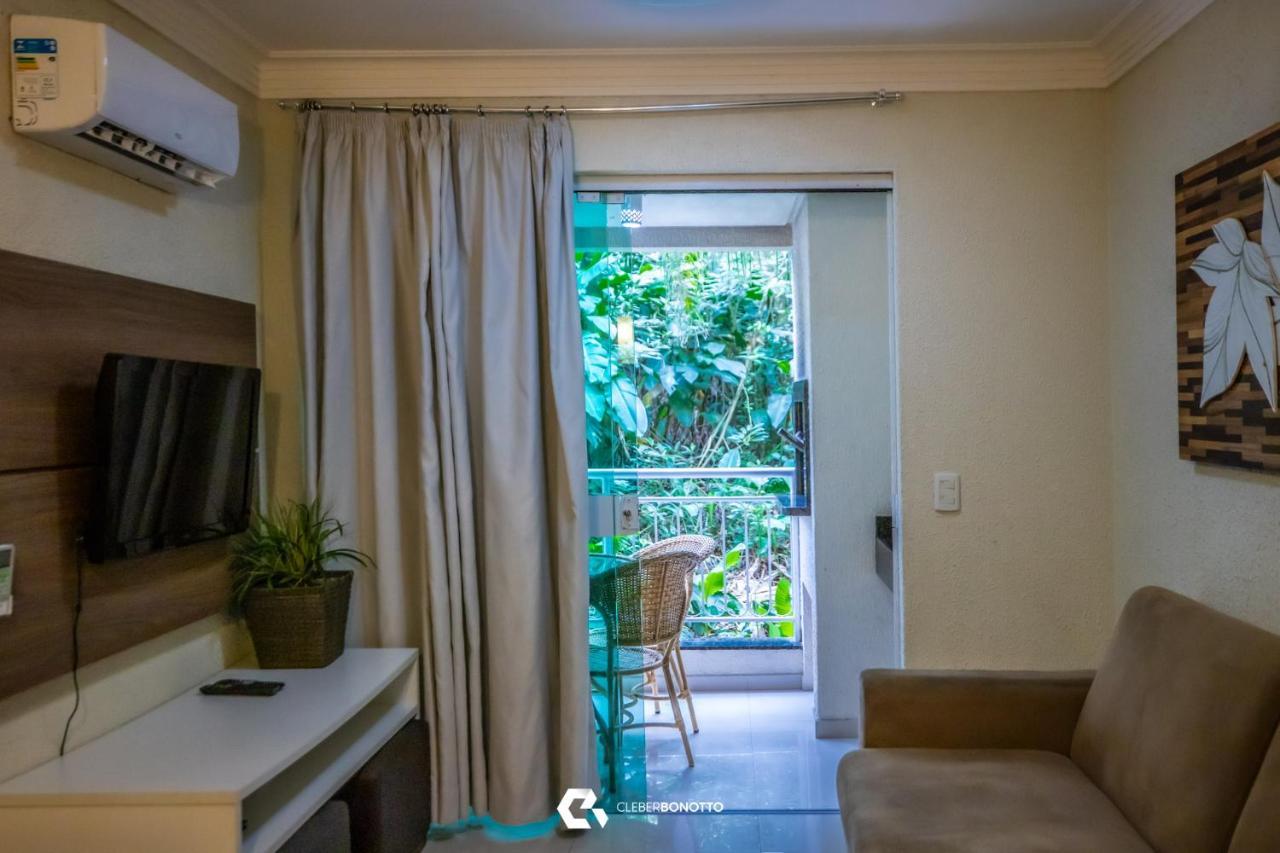 Flat Com Piscina Termica No Bombinhas Summer Beach Bagian luar foto
